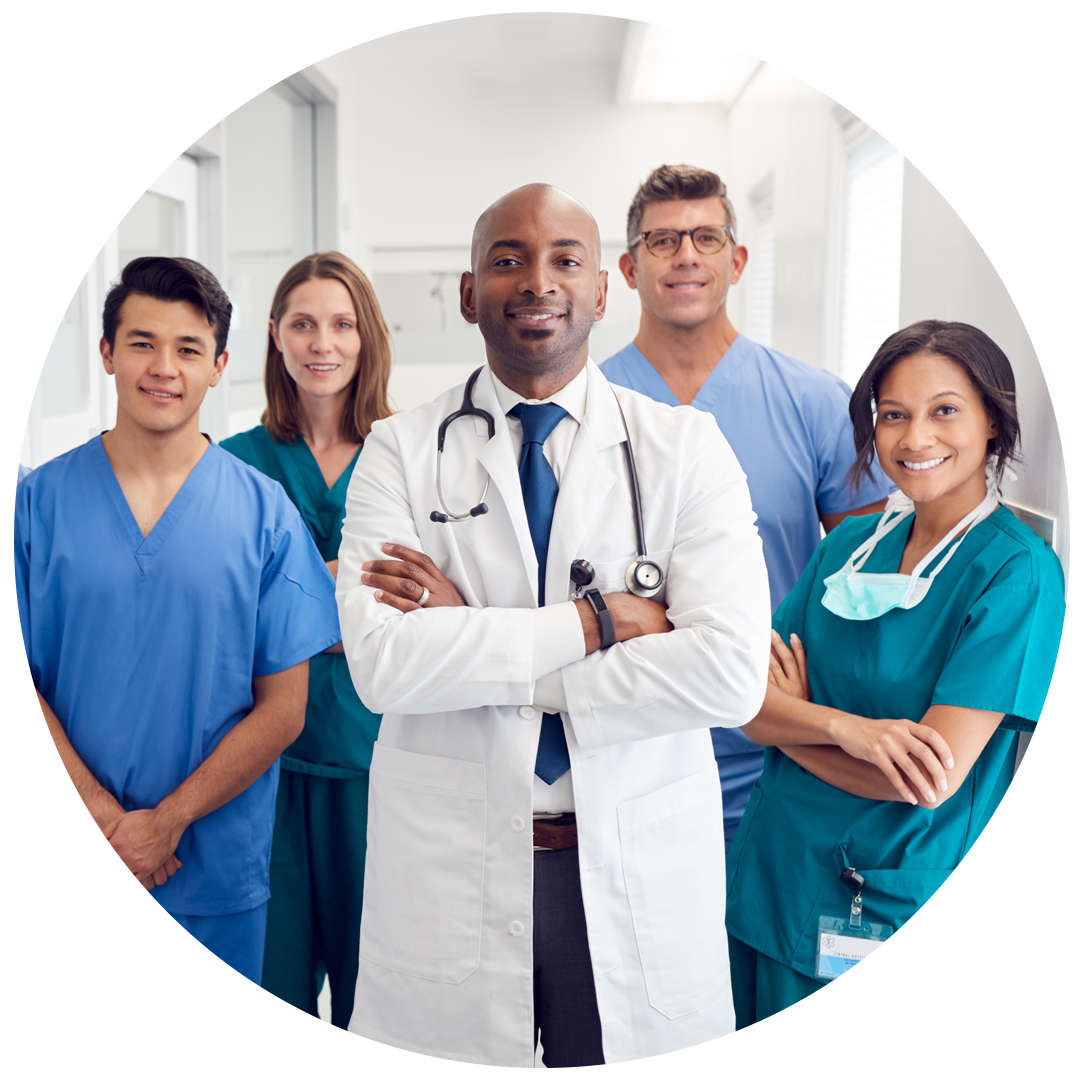 Healthcare professionals and apprentices